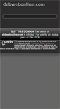 Mobile Screenshot of debwebonline.com